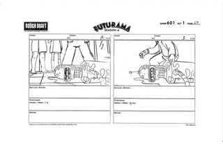 Illustration for article titled In Futurama Concept Art, Fry Gives Bender Mouth-To-Ass Resuscitation